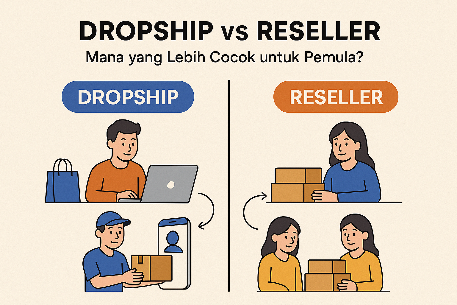 Dropship vs Reseller