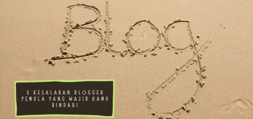 Kesalahan Blogger Pemula